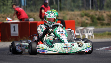 Christian Sørensen blev suveræn dansk karting-mester i KF2-klassen.
(Foto: Åge Keseler Kirketerp)